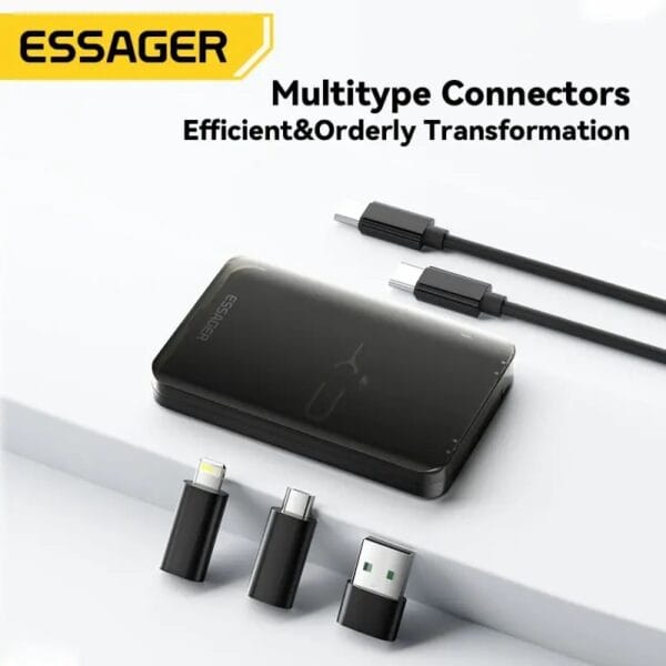 Estuche de carga multifuncional 4 en 1 de 60W  circular