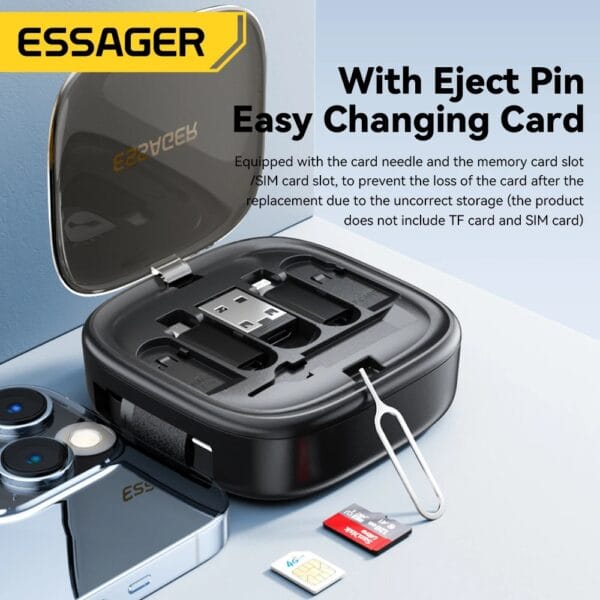Estuche de carga multifuncional 4 en 1 de 60W  circular