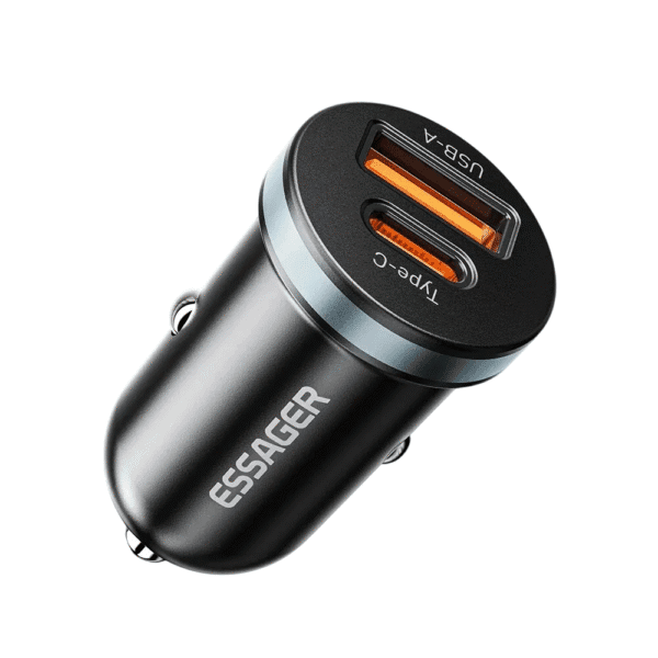 Cargador de Auto USB Tipo C  30W – Carga Rápida
