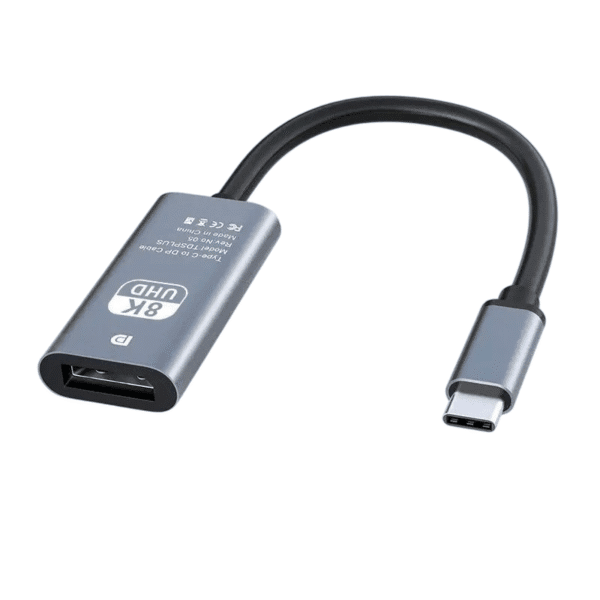 Convertidor USB-C a DisplayPort 8K HD