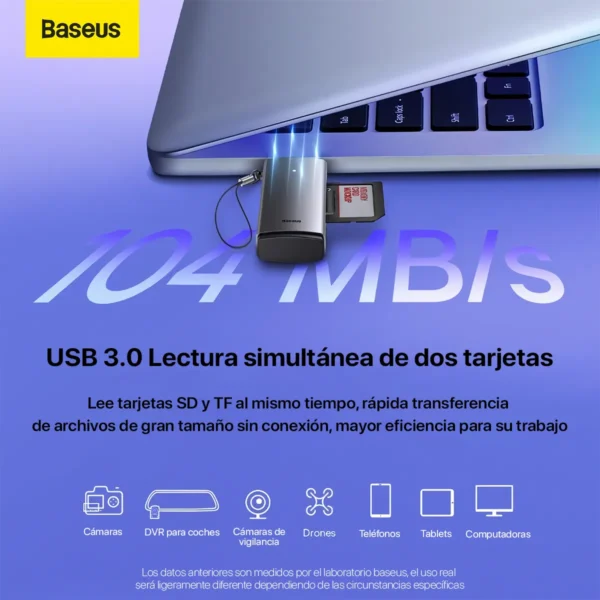 Lector de Tarjetas SD/TF - USB 3.0 | Original