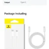 Cable Baseus 100W Tipo C a USB C | Carga rápida