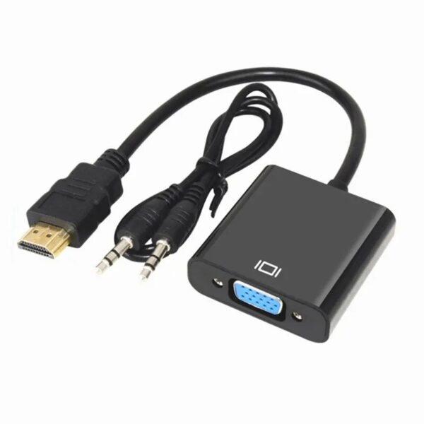 Convertidor HDMI a VGA con Audio