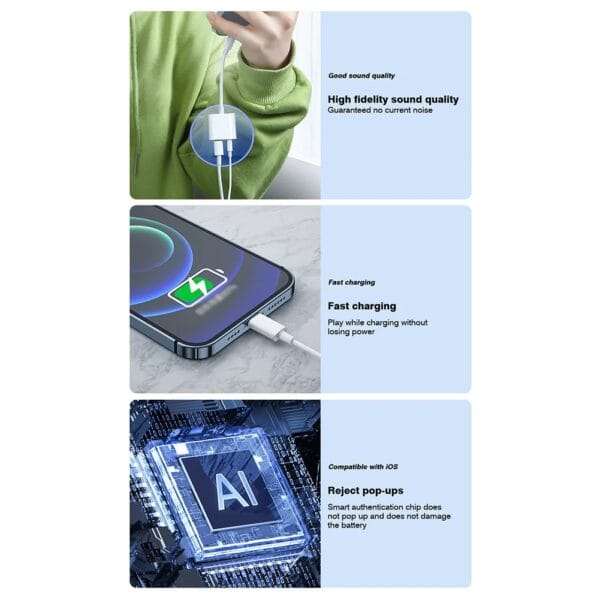 Adaptador Dual para IPhone | Byscoon