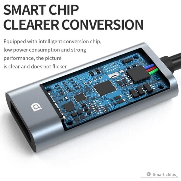 Convertidor USB-C a DisplayPort 8K HD